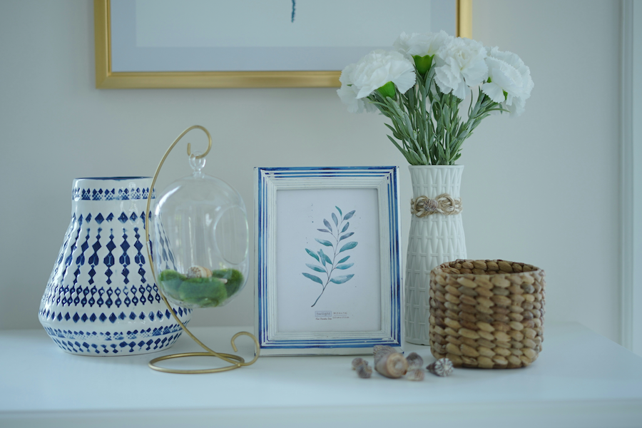 nachhaltige Haushaltsprodukte und Dekoration für die Küche und das Bad