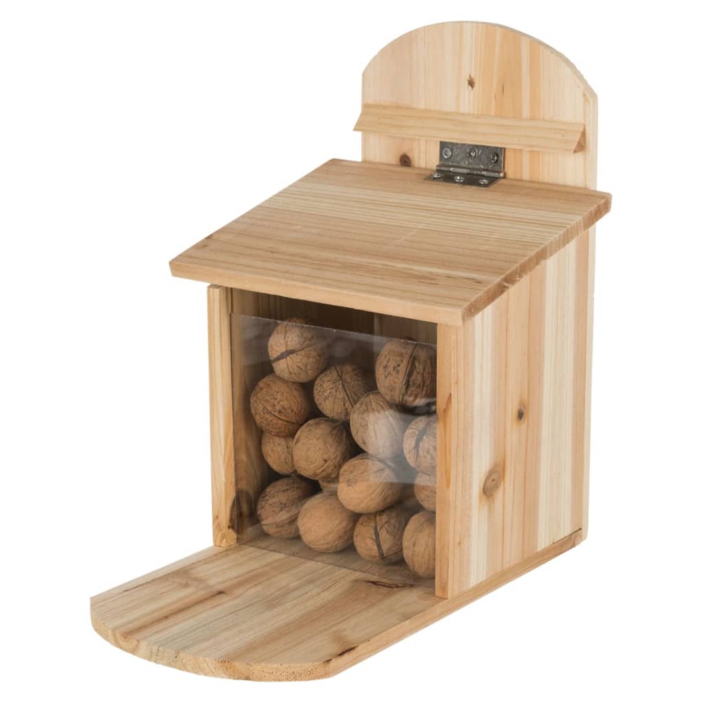 Futterstation für Eichhörnchen 20x30x30 cm Kiefernholz