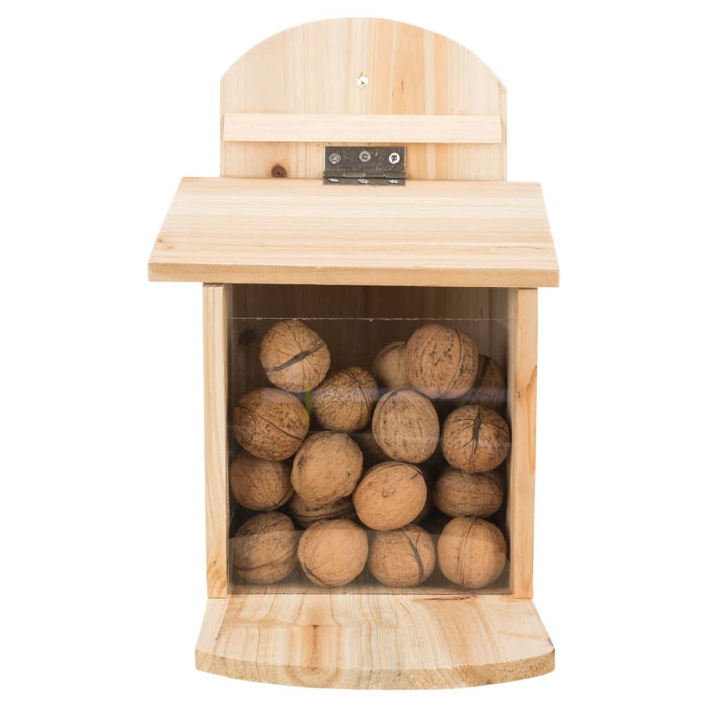 Futterstation für Eichhörnchen 20x30x30 cm Kiefernholz