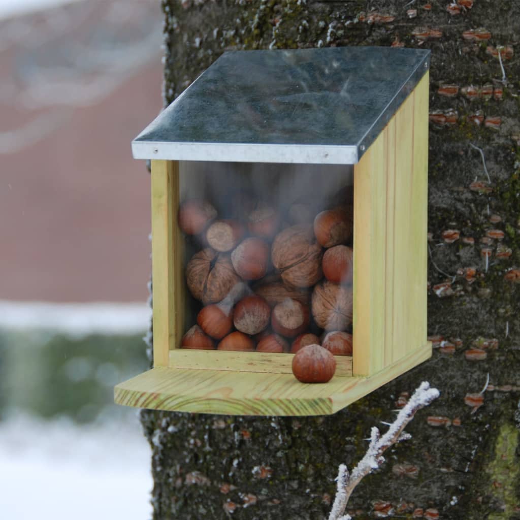Eichhörnchen-Futterhaus 12,2x23x17,5 cm