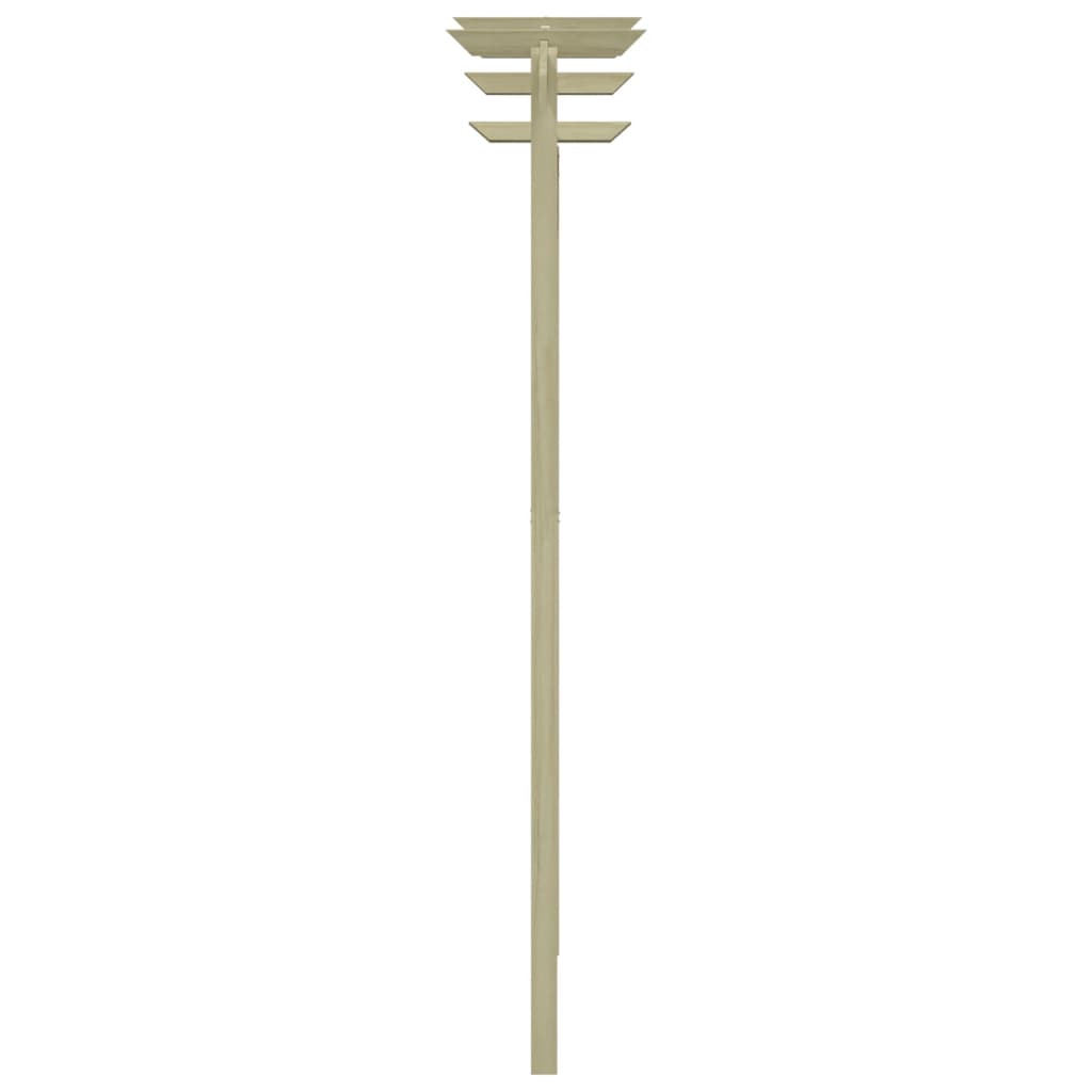 Garten-Pergola Kiefernholz Imprägniert 180x210x40 cm