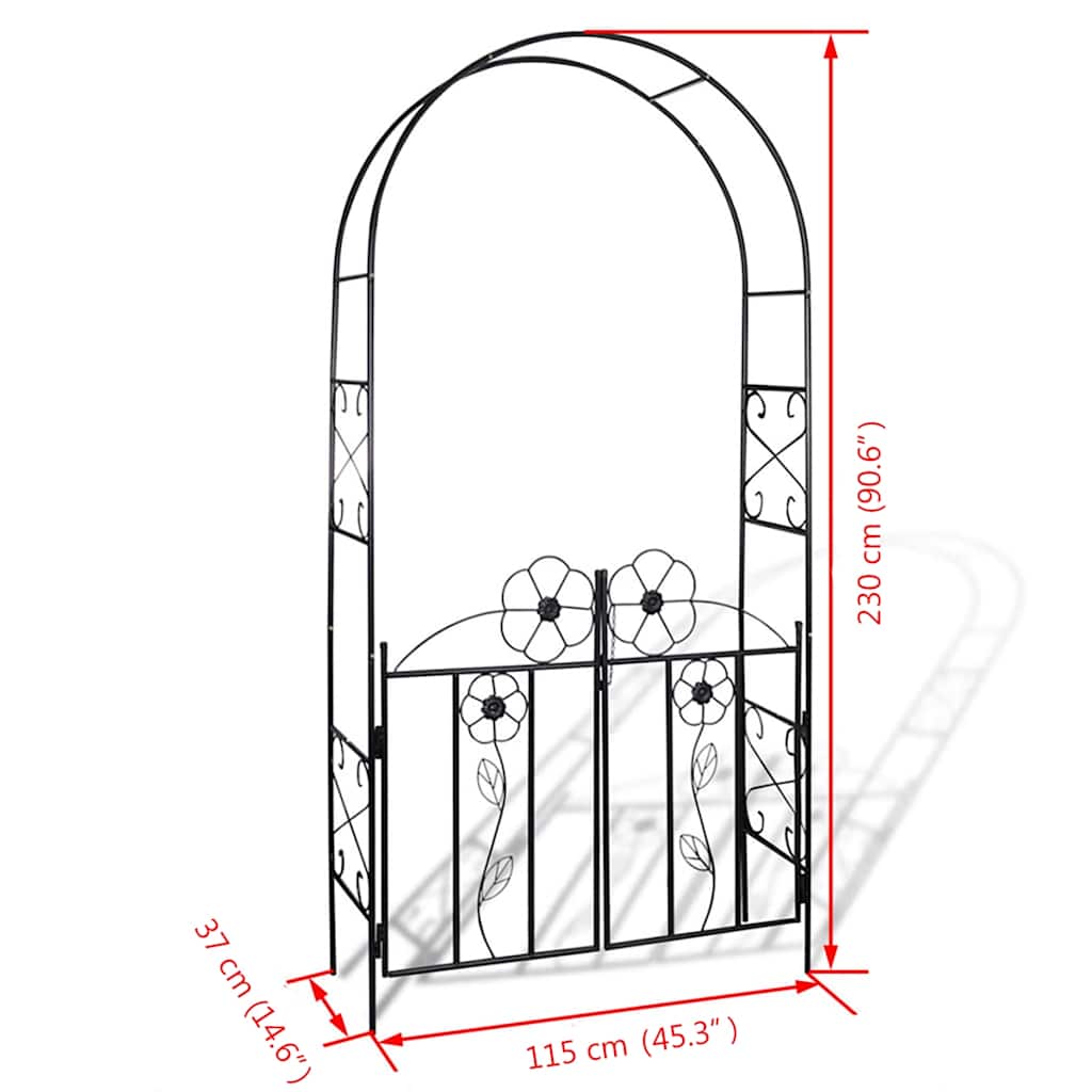 Gartentor Rosenbogen Rankgitter Rosensäule Spalier Pergola