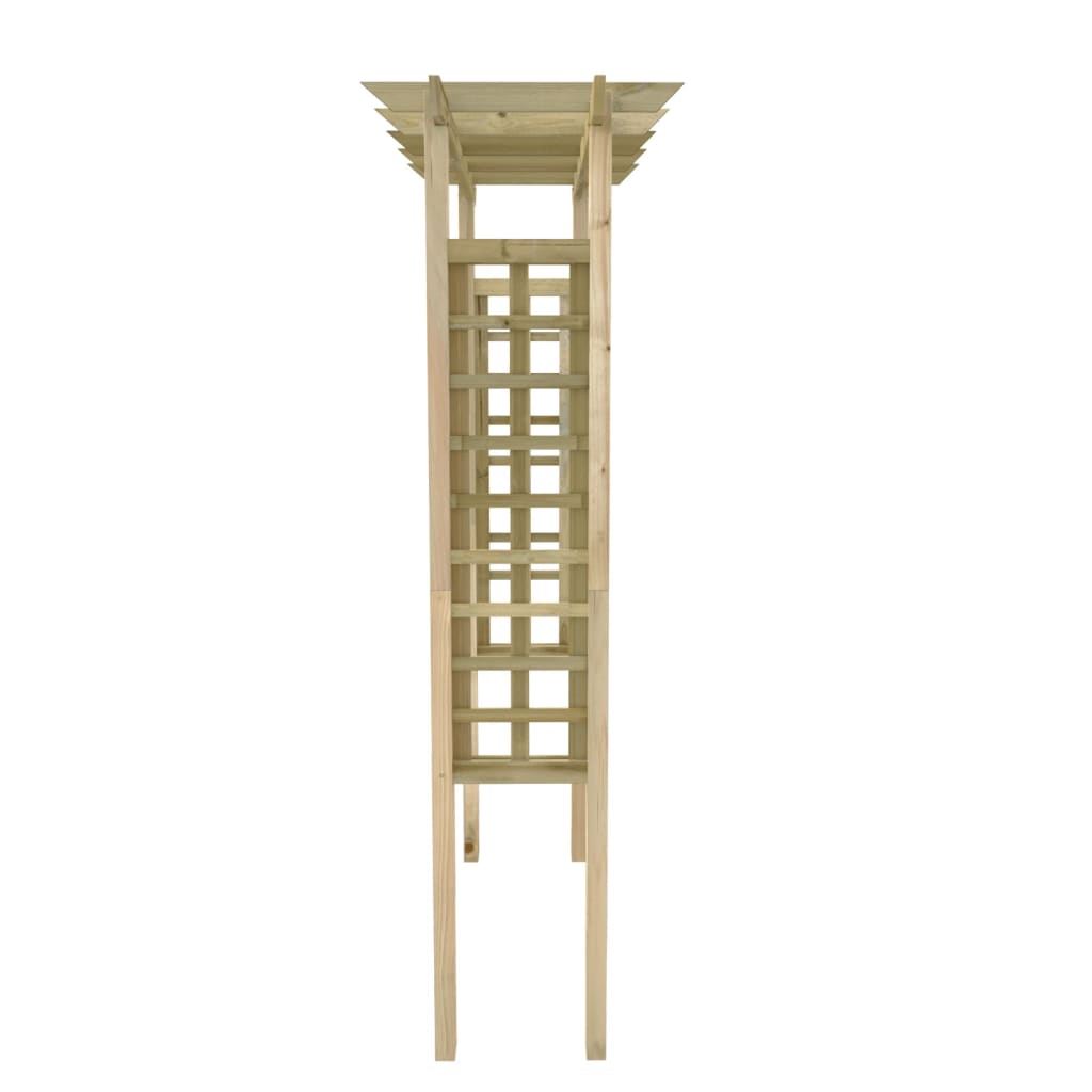 Gartenlaube Rosenbogen 150 x 60 x 204 cm Holz Imprägniert