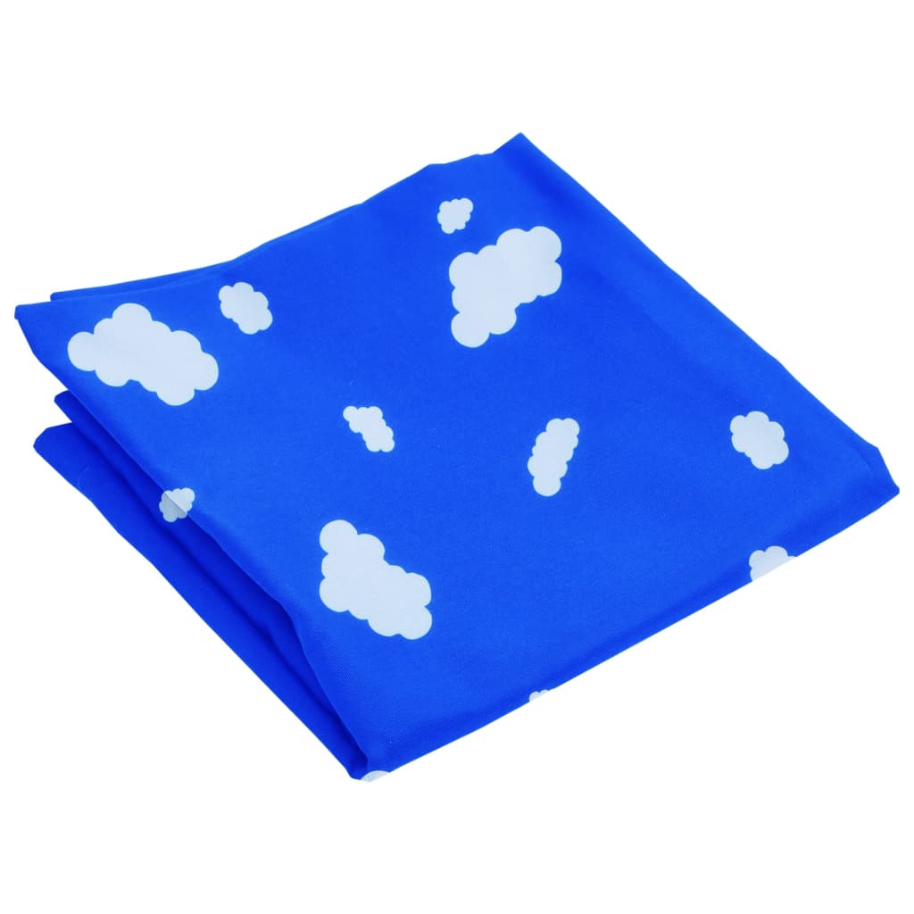 Schaukelsitze 2 Stk. mit Klettersteinen Blau Polyethene