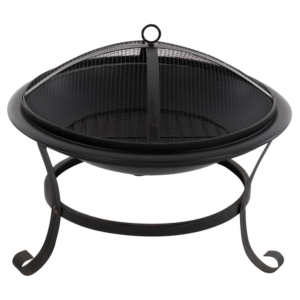Feuerschale Atlanta Schwarz Stahl 51 cm 85014