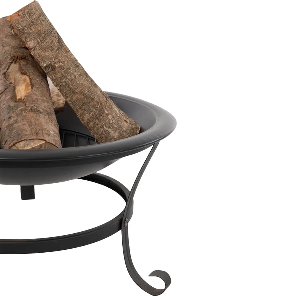 Feuerschale Atlanta Schwarz Stahl 51 cm 85014