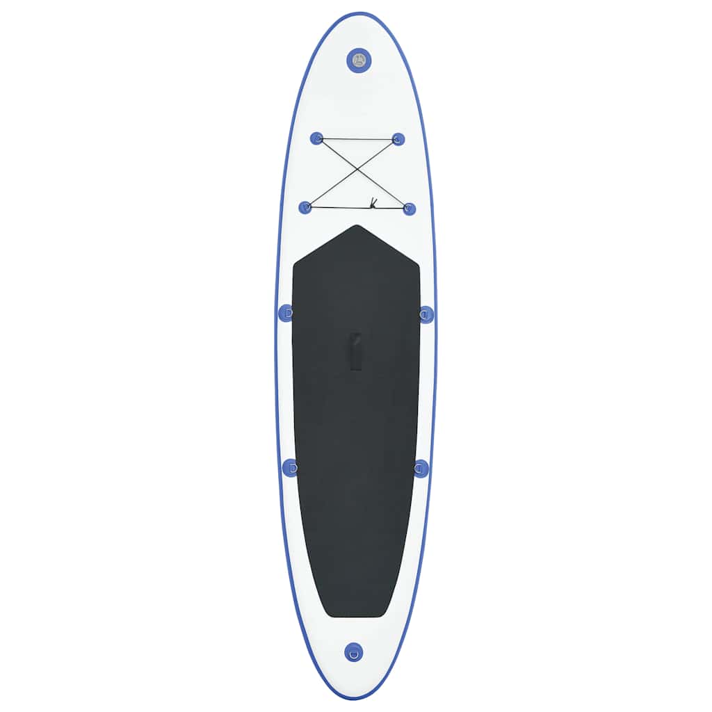 SUP-Board Aufblasbar Blau und Weiß
