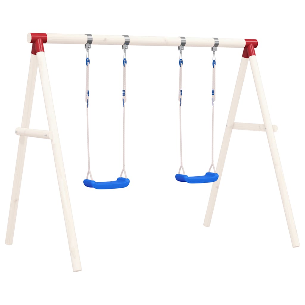 Schaukelsitze mit Seilen 2 Stk. Blau 38x16 cm Polyethene