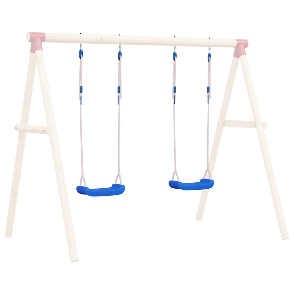 Schaukelsitze mit Seilen 2 Stk. Blau 38x16 cm Polyethene