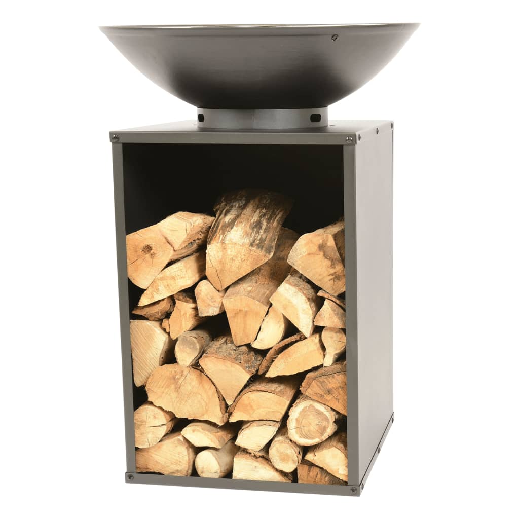 Feuerschale mit Grill ONYX 60 cm mit Abdeckung