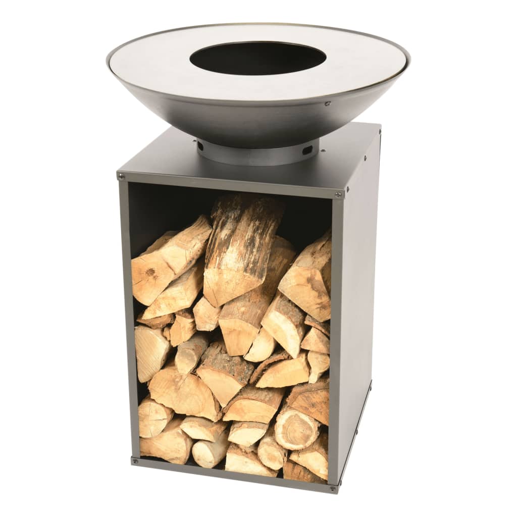 Feuerschale mit Grill ONYX 60 cm mit Abdeckung