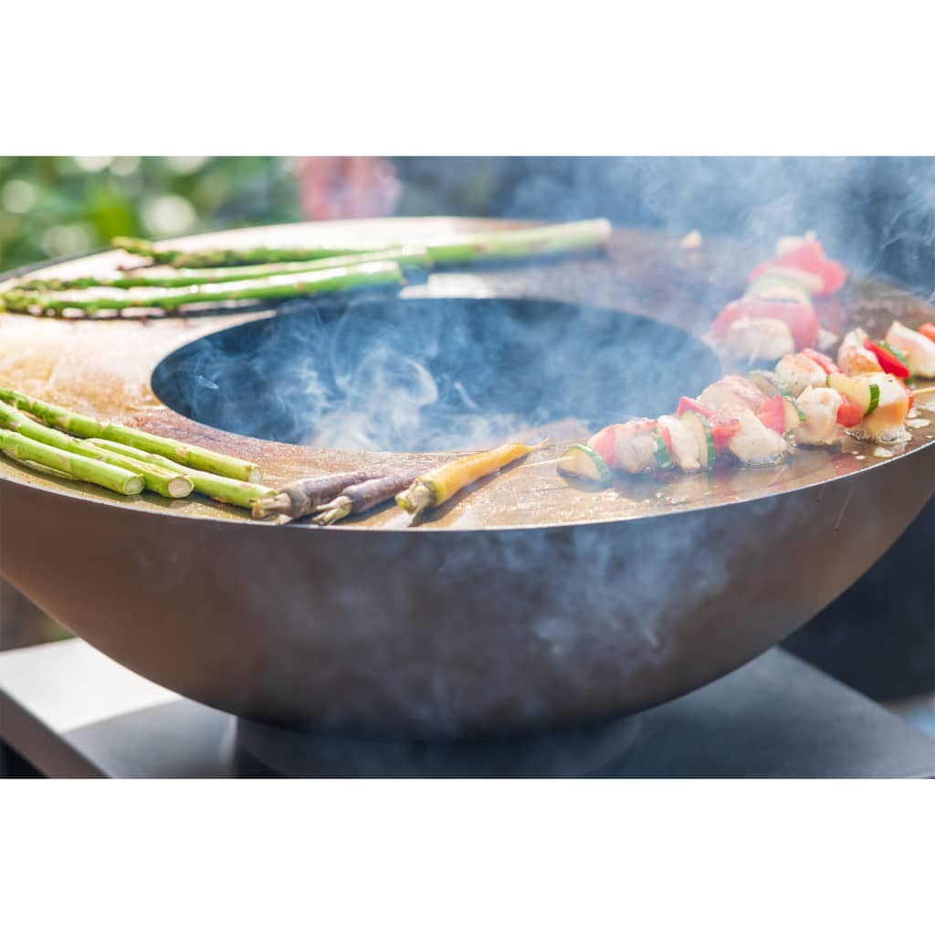 Feuerschale mit Grill ONYX 60 cm mit Abdeckung