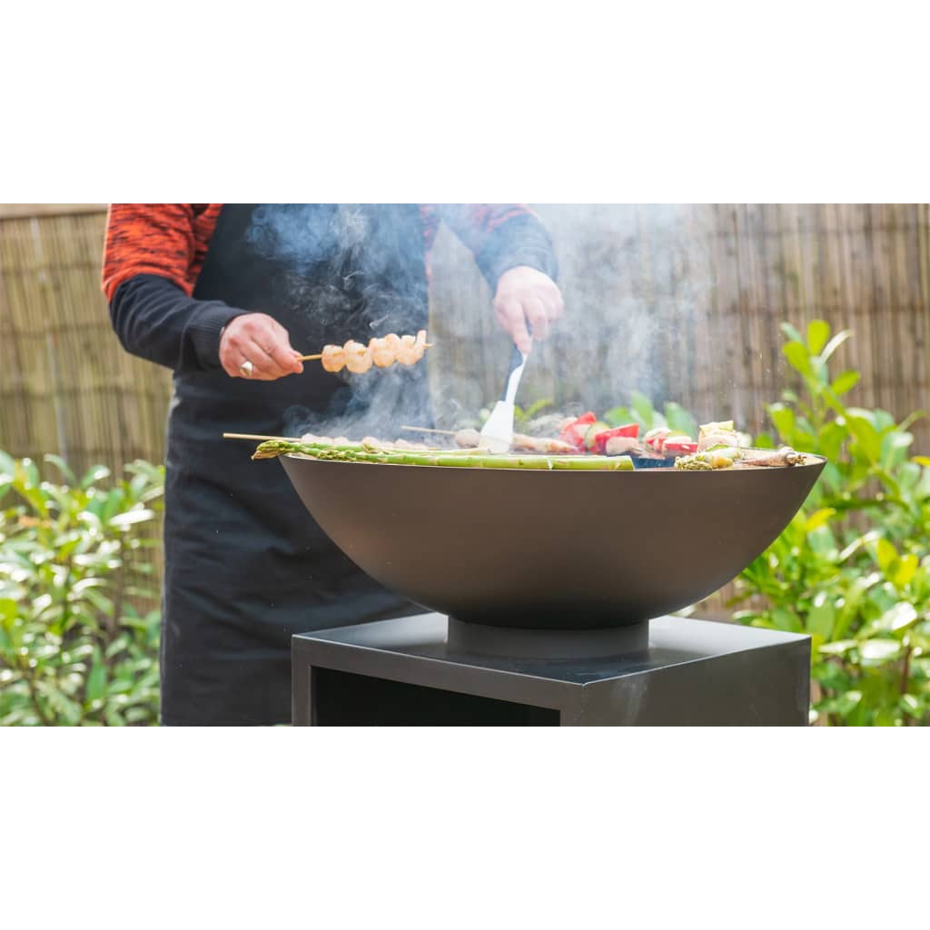 Feuerschale mit Grill ONYX 60 cm mit Abdeckung