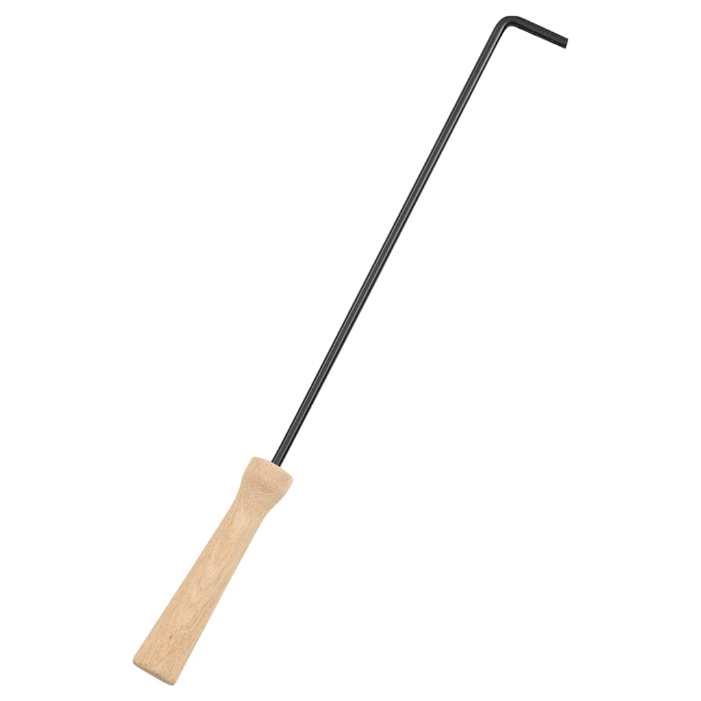 2-in-1 Feuerschale und Grill mit Schürhaken 56x56x49 cm Stahl