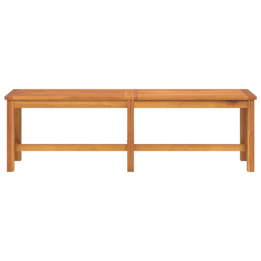 Gartenbank 150x35x45 cm Massivholz Akazie