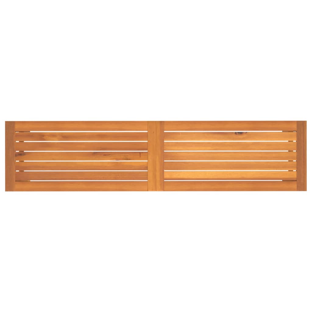 Gartenbank 150x35x45 cm Massivholz Akazie