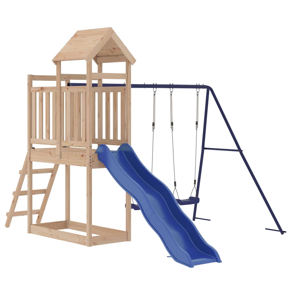 Spielturm Massivholz Kiefer