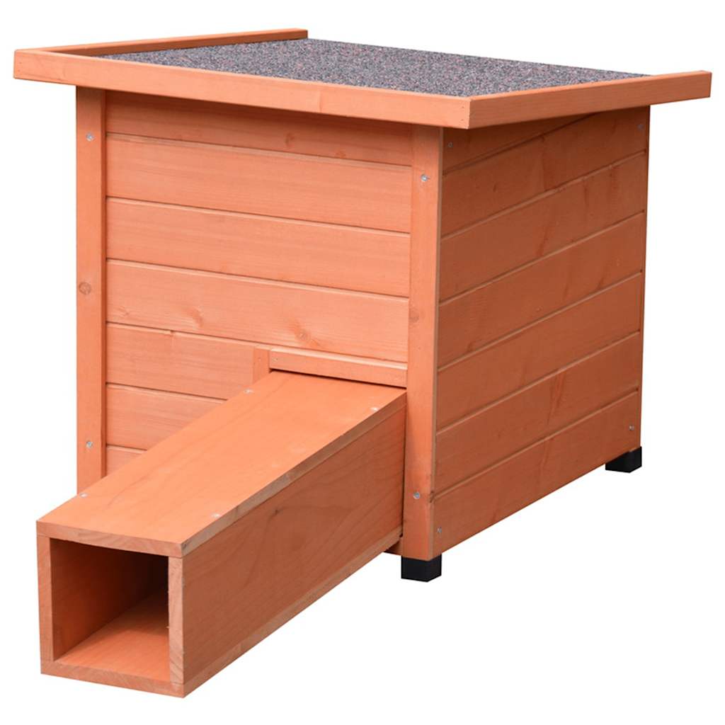 Igelhaus XL 53x65x52cm Holz Braun