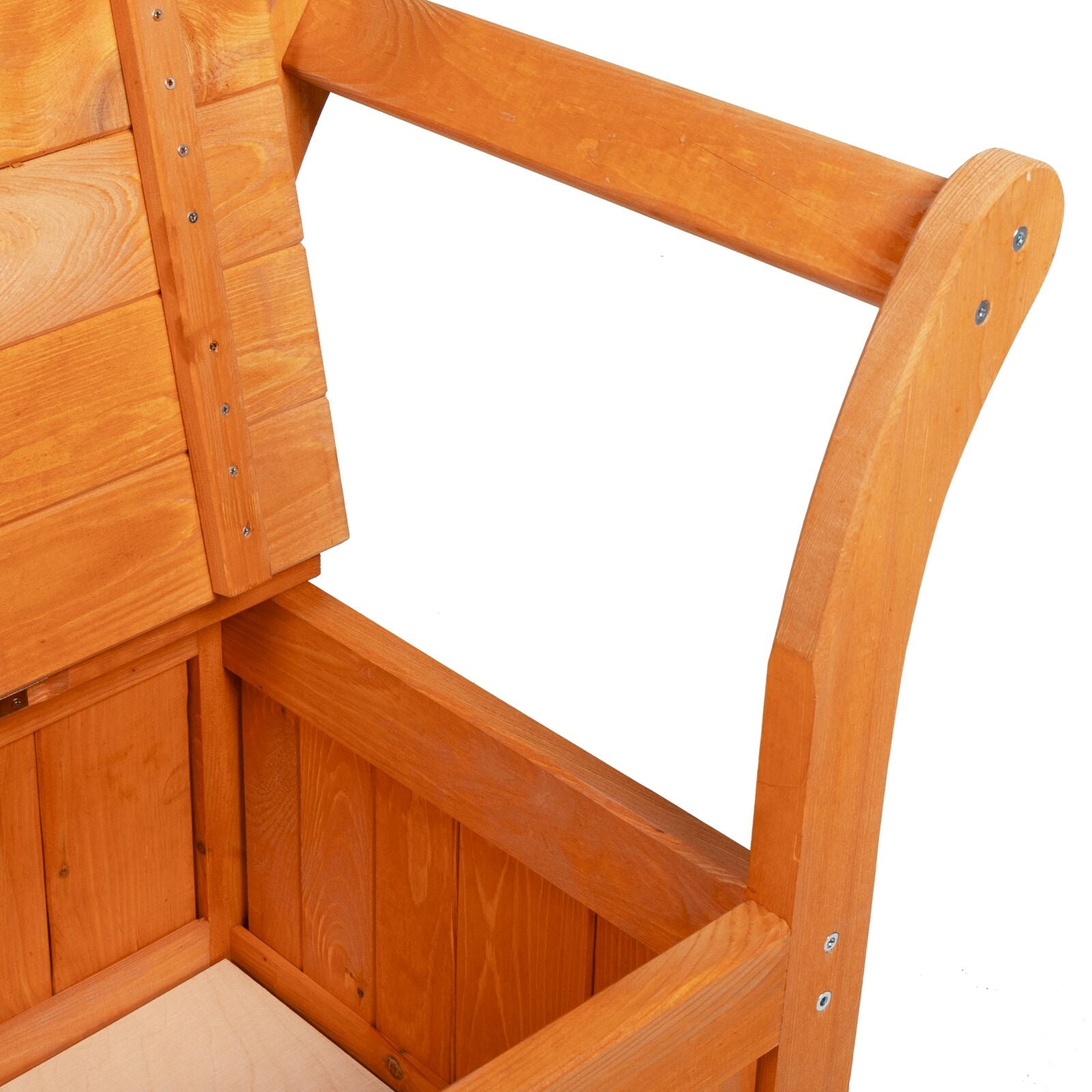 Gartenstauraum Bank Akazie 119x76x44 cm Massivholz