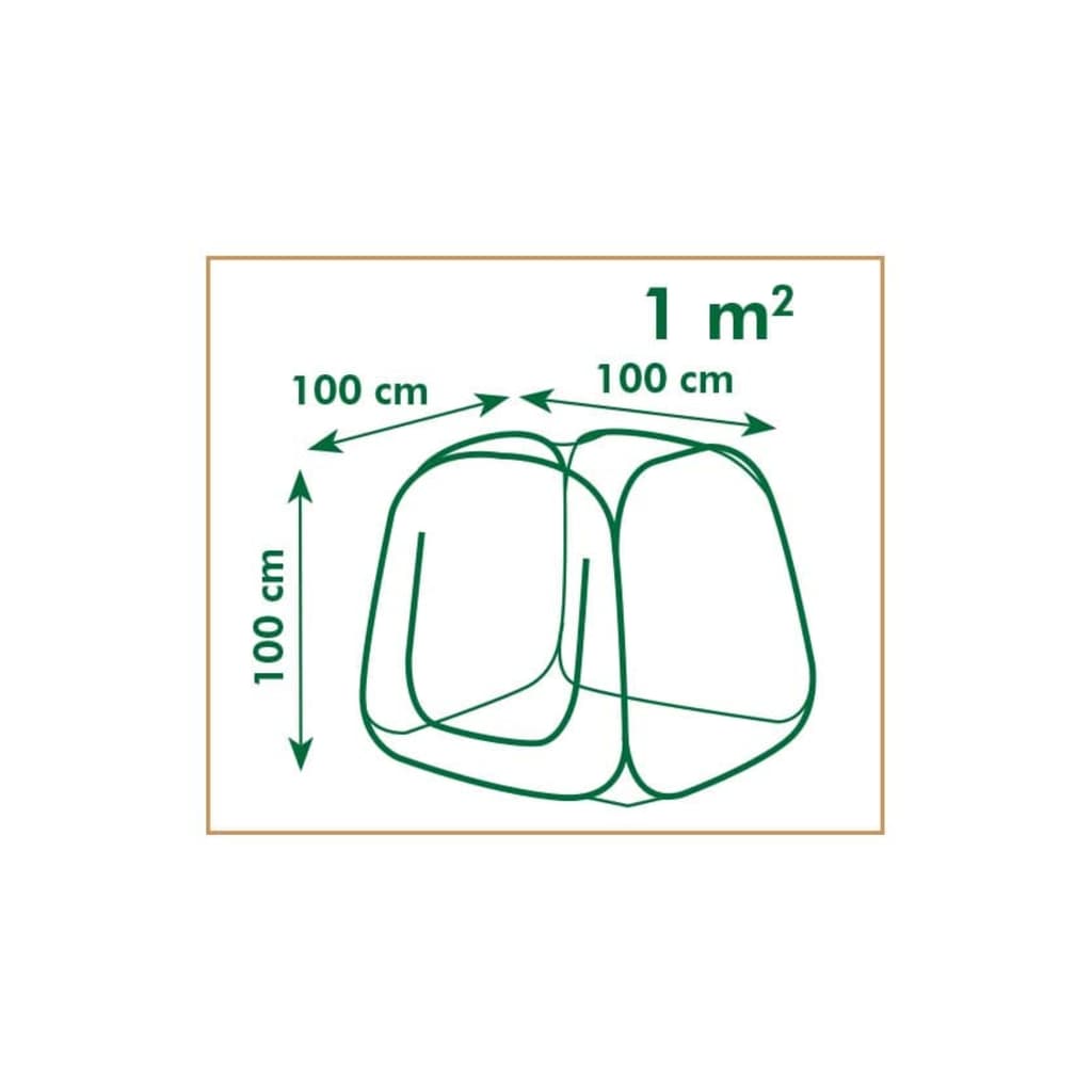 Pop-up Gewächshaus 100 x 100 x 100 cm 6020409