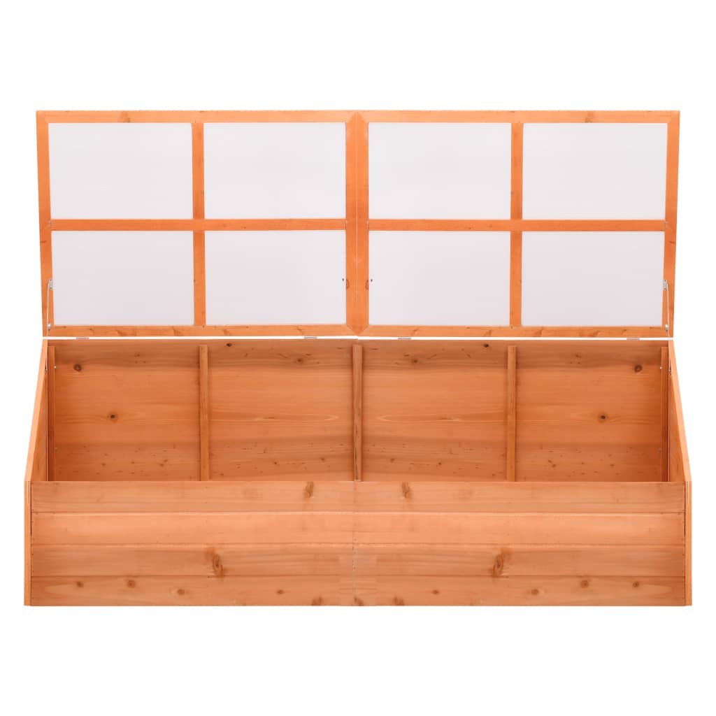 Frühbeet Holz 180x57x62 cm