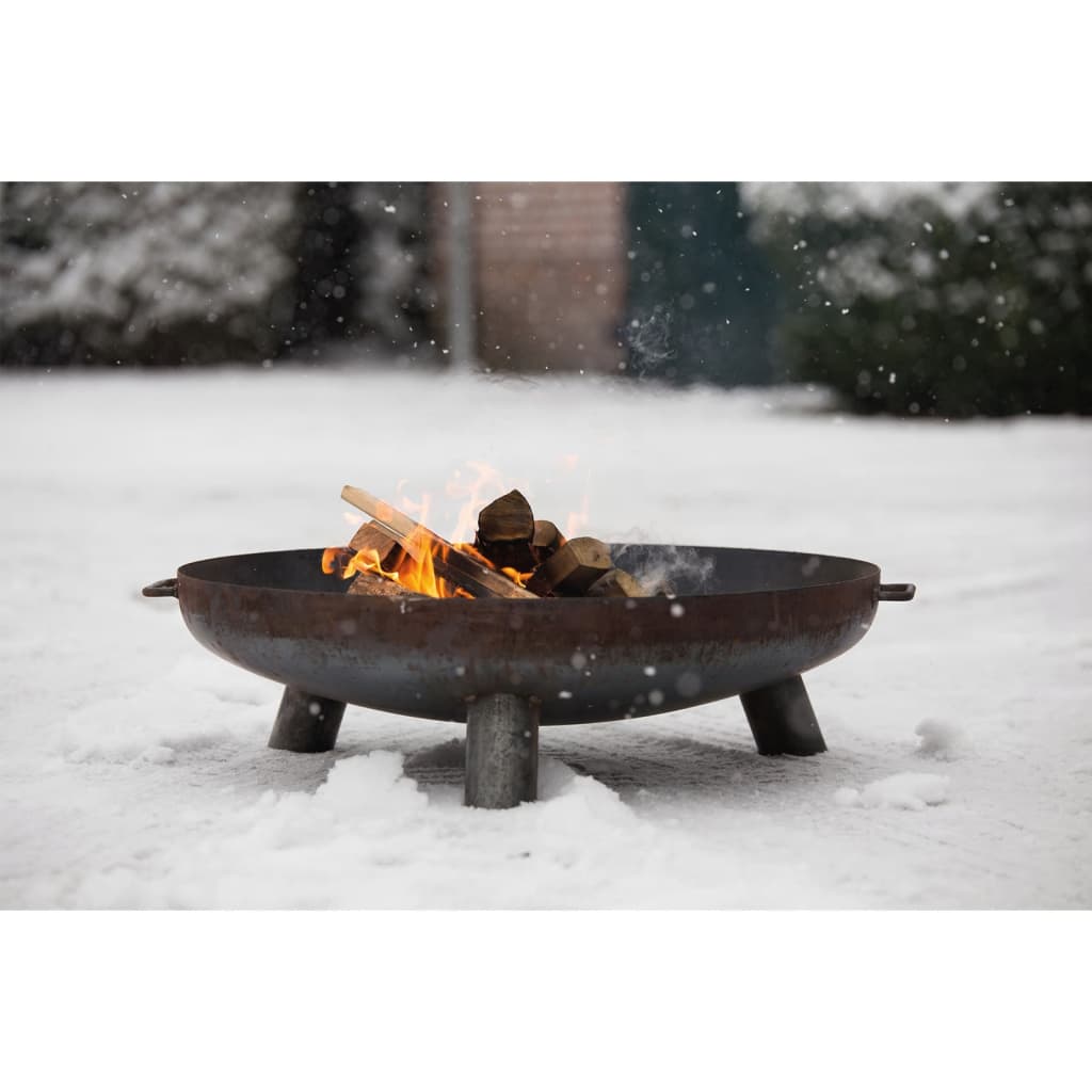 Feuerschale Salo Schwarz Stahl 80 cm 81020