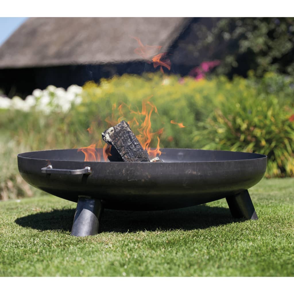 Feuerschale Salo Schwarz Stahl 80 cm 81020