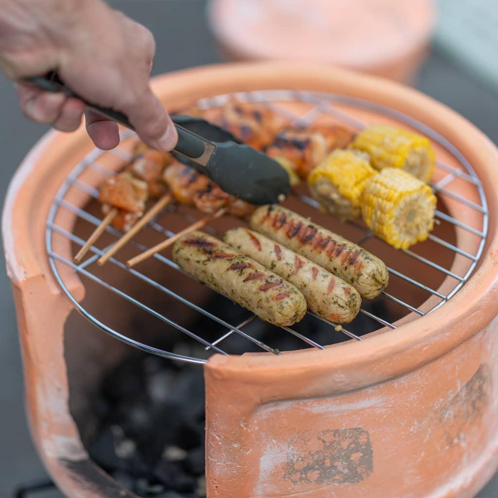 Gartenkamin Lima Ton Strohfarben