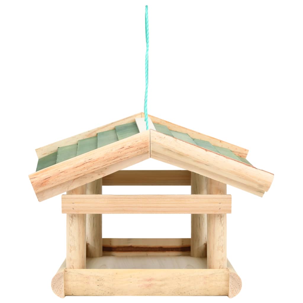 Vogelfutterhaus Massivholz 35x29,5x21 cm