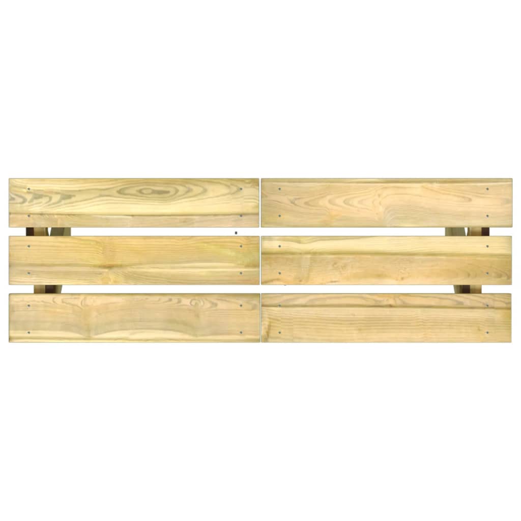 Gartenbank 110 cm Kiefernholz Imprägniert