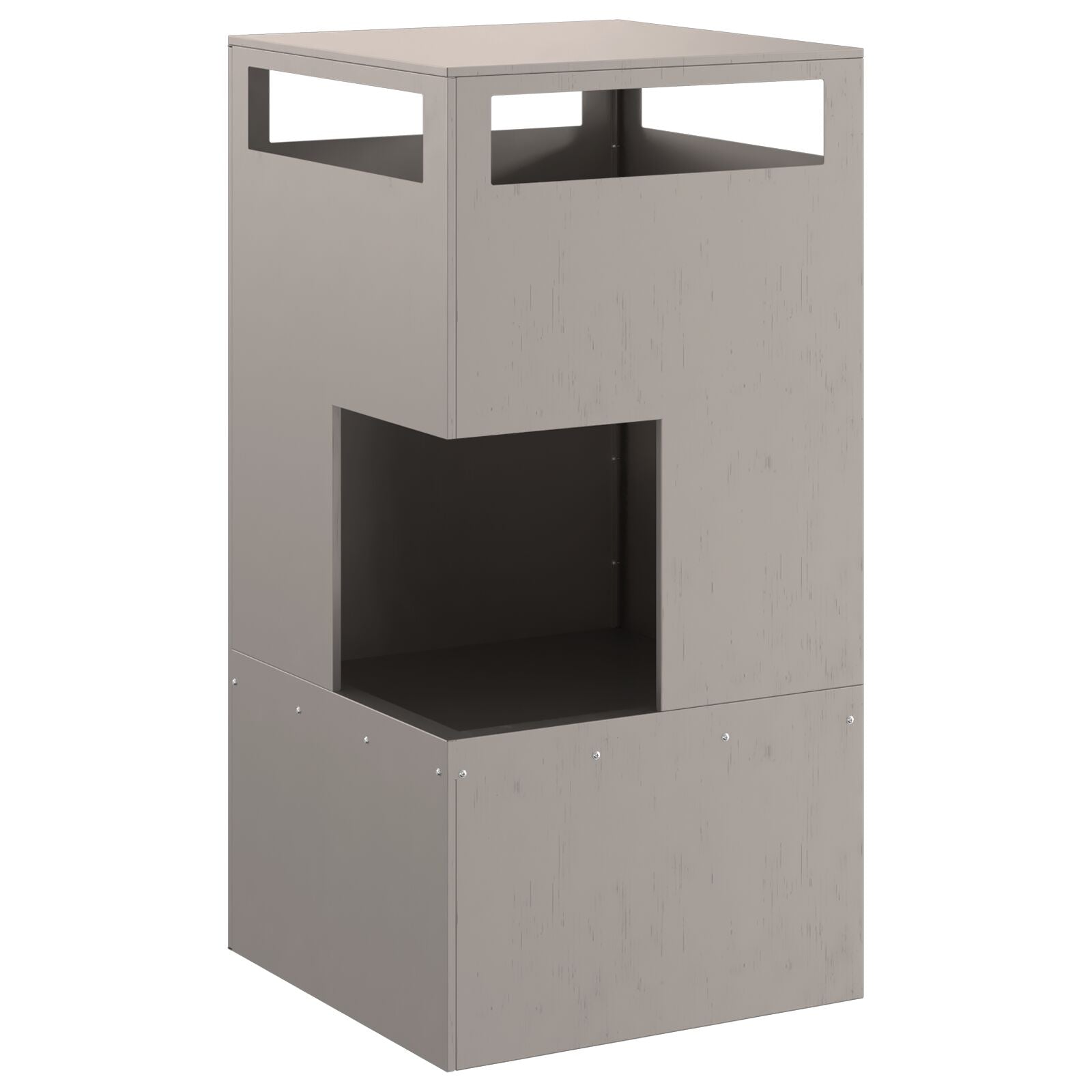 Feuerstelle 50x50x100 cm Wetterfestes Stahl