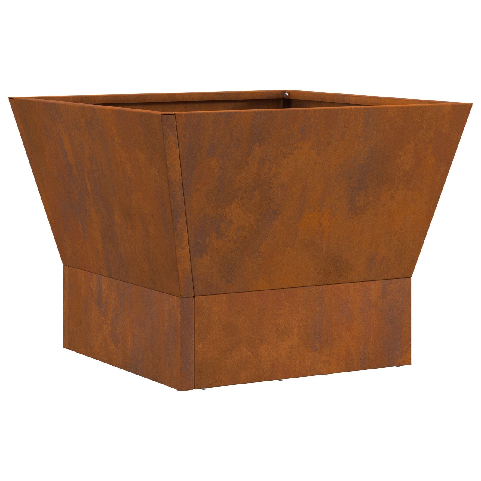 Feuerstelle Quadrat 40x40x30 cm Wetterstahl