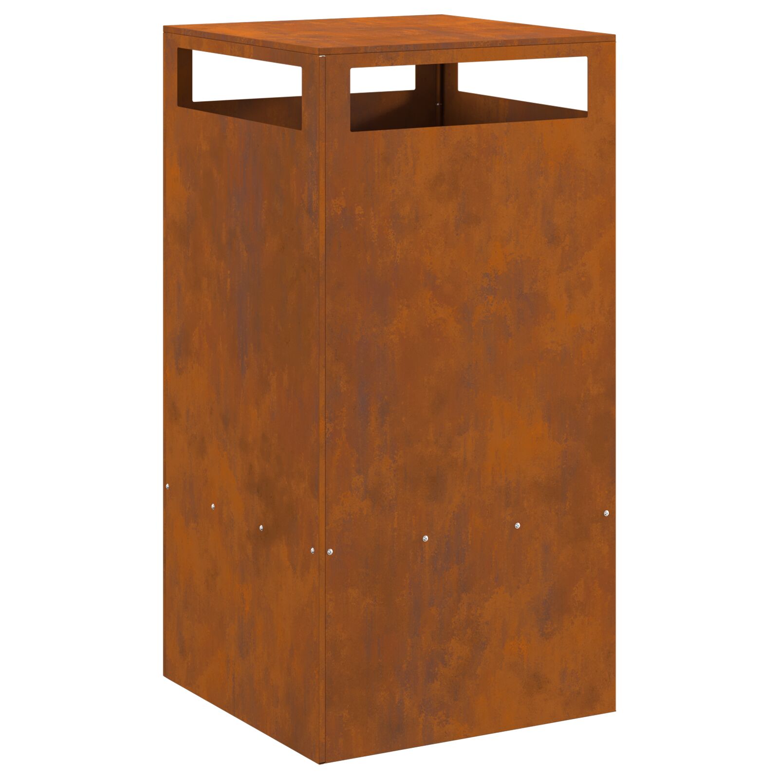Feuerstelle 50x50x100 cm Wetterfestes Stahl
