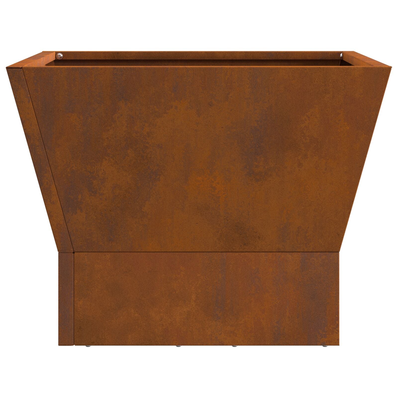 Feuerstelle Quadrat 40x40x30 cm Wetterstahl